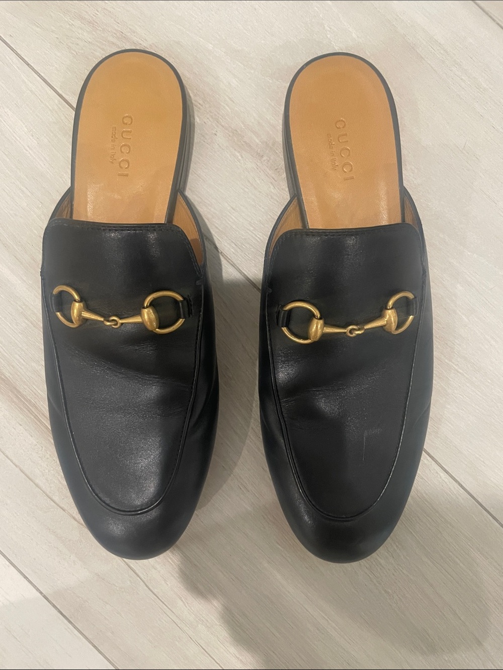 Gucci Princetown Mules Size 37.5 - Picture 6 of 11